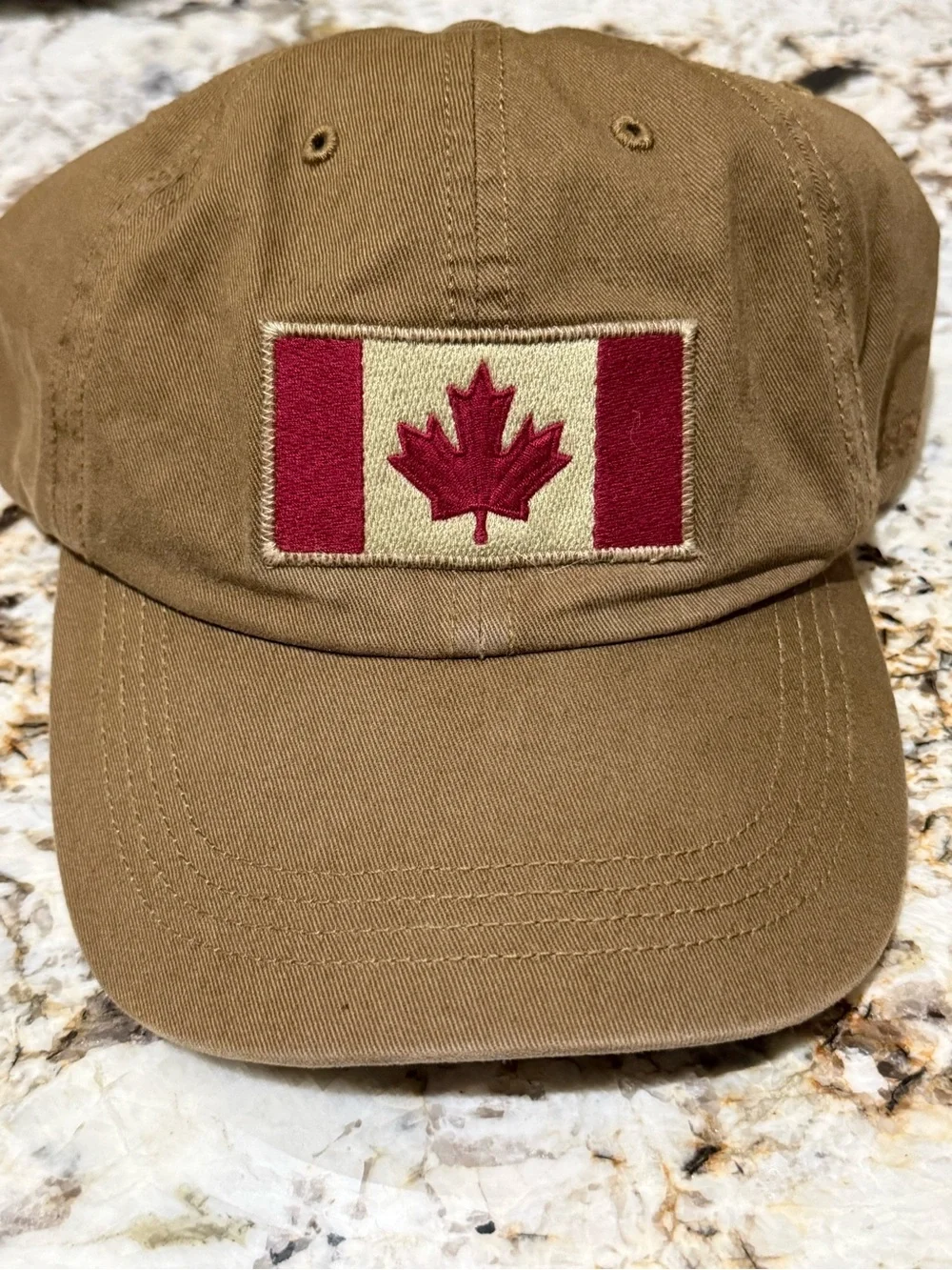 Adjustable Brown Roots Canada Canadian Flag Hat
